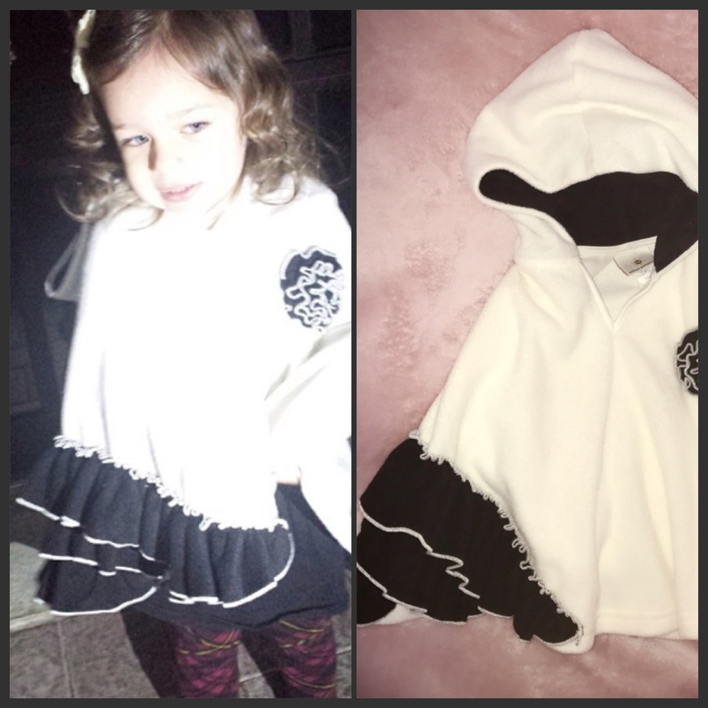 Girls Cape Poncho by Million Polkadots