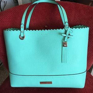 Teal Liz Claiborne Tote Bag