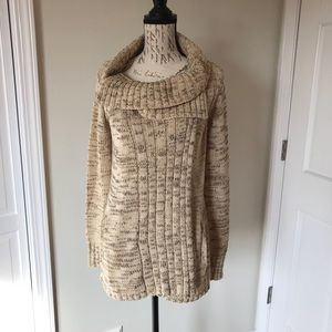 EUC Anthropologie snap collar cardigan