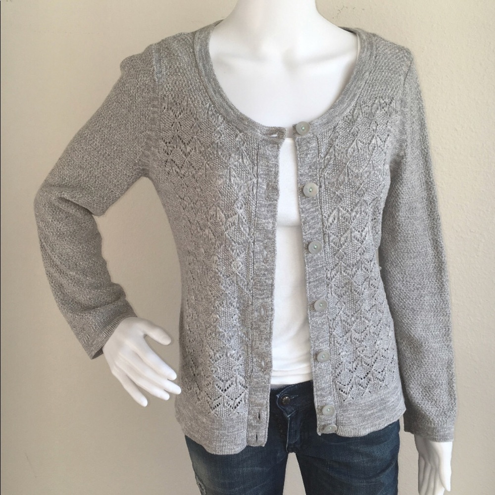Grey Sparrow (Anthropologie) cardigan