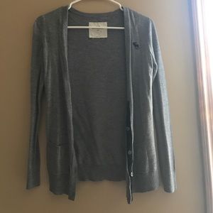 Abercrombie Gray Cardigan