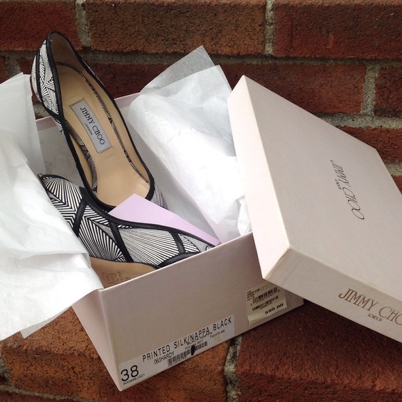 Jimmy Choo Silk 'Hardy' Pump - Picture 8 of 8