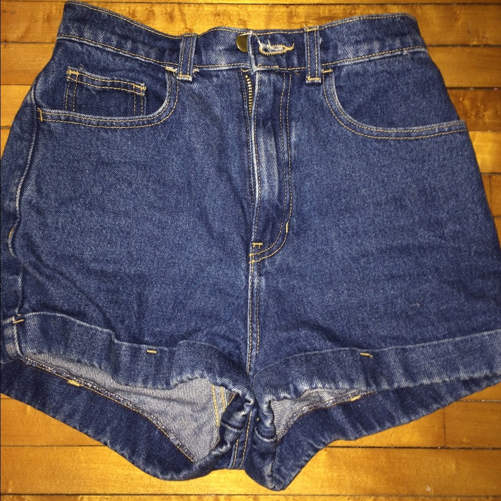 High-waisted AA shorts