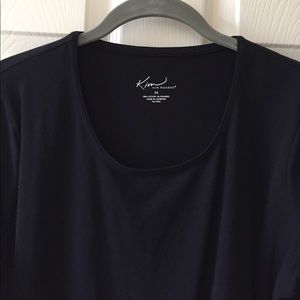 Kim Rogers Black Long Sleeve Top