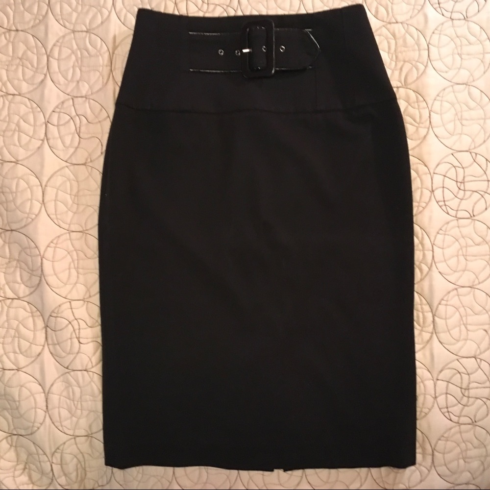 Black Talk of the Walk A-line skirt - Picture 1 of 6
