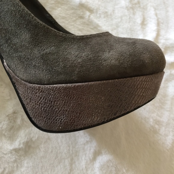Steve Madden Caryssa platform heels - gray - Picture 4 of 8