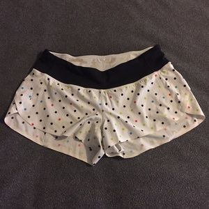 RARE Lululemon Seawheeze Polka Dot Speed Shorts
