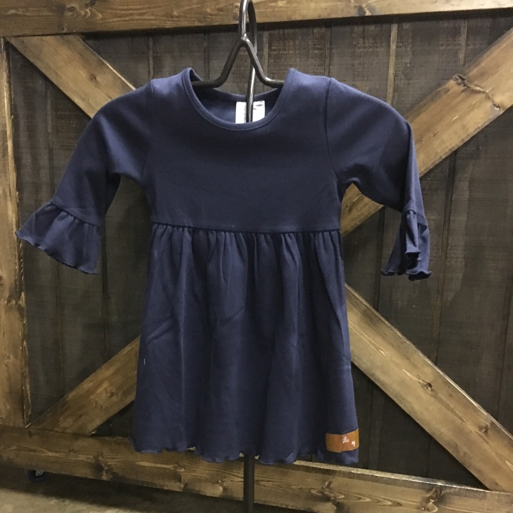 Navy and green leggings set