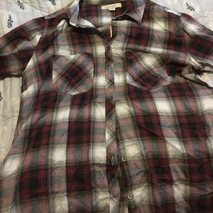 Adam Levine plaid top