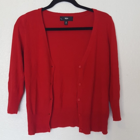 Red Cardigan - Picture 3 of 3