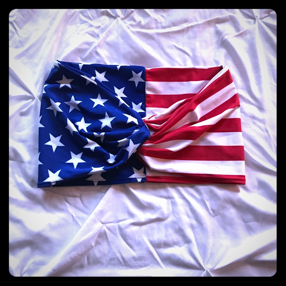 American flag bandaeu 🇺🇸