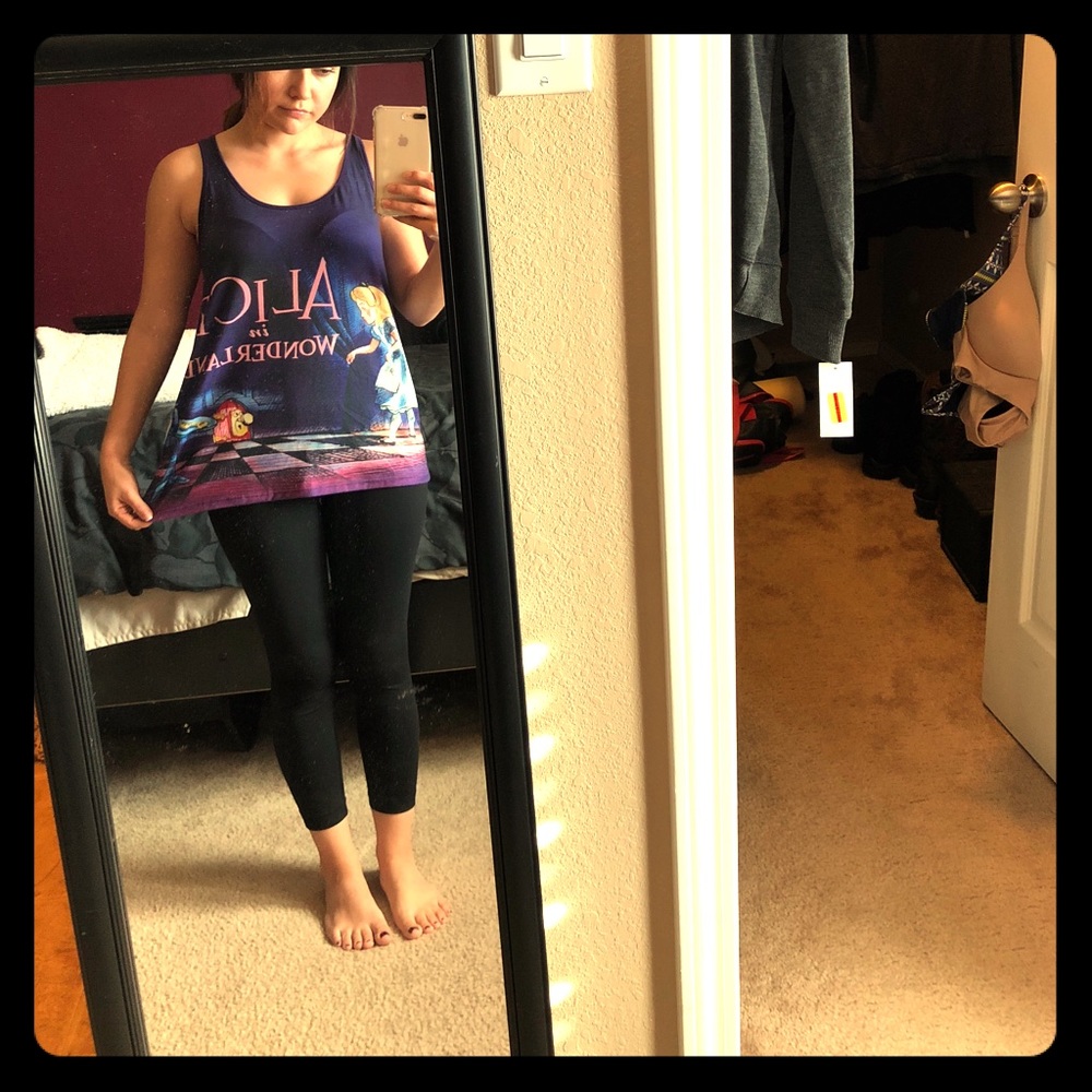 Disney’s Alice in Wonderland  tank top.