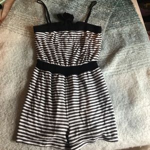 Striped romper