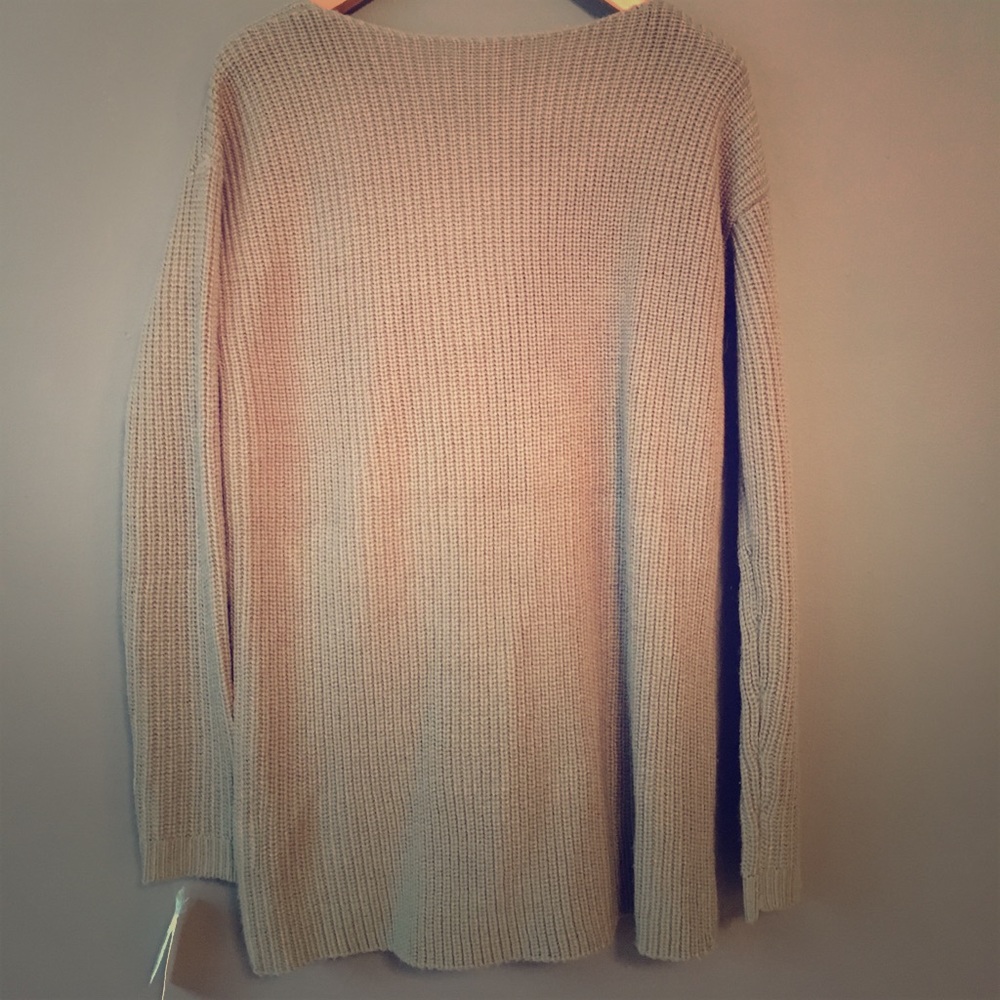 Olive knit sweater - Picture 3 of 3