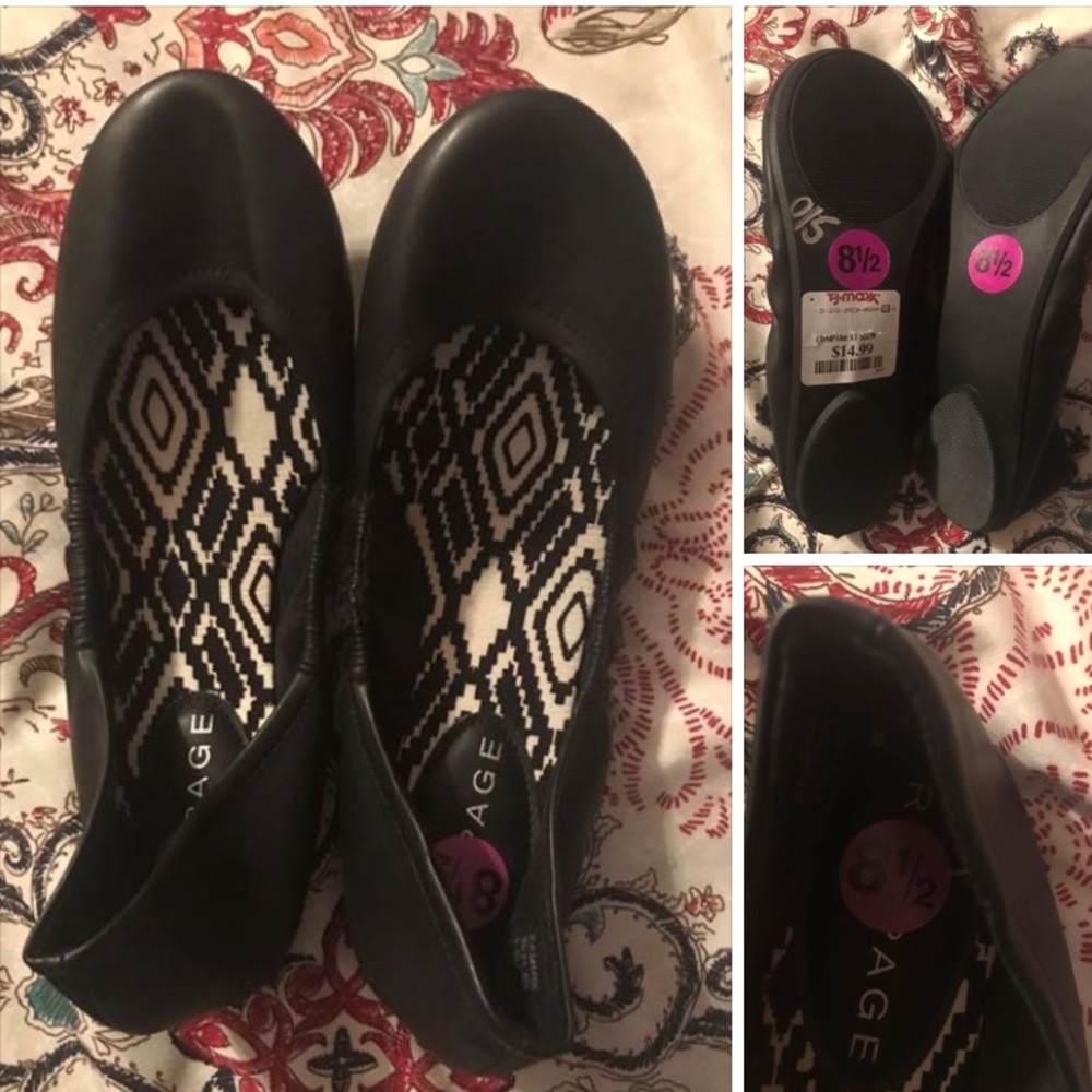 Black flats