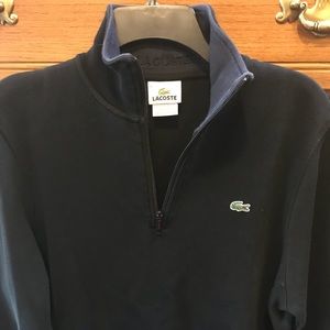 Lacoste Quarter Zip Sweater w/ pockets - M (5)