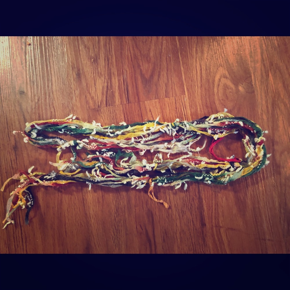 Scarf-necklace (or belt!) multicolor NWOT