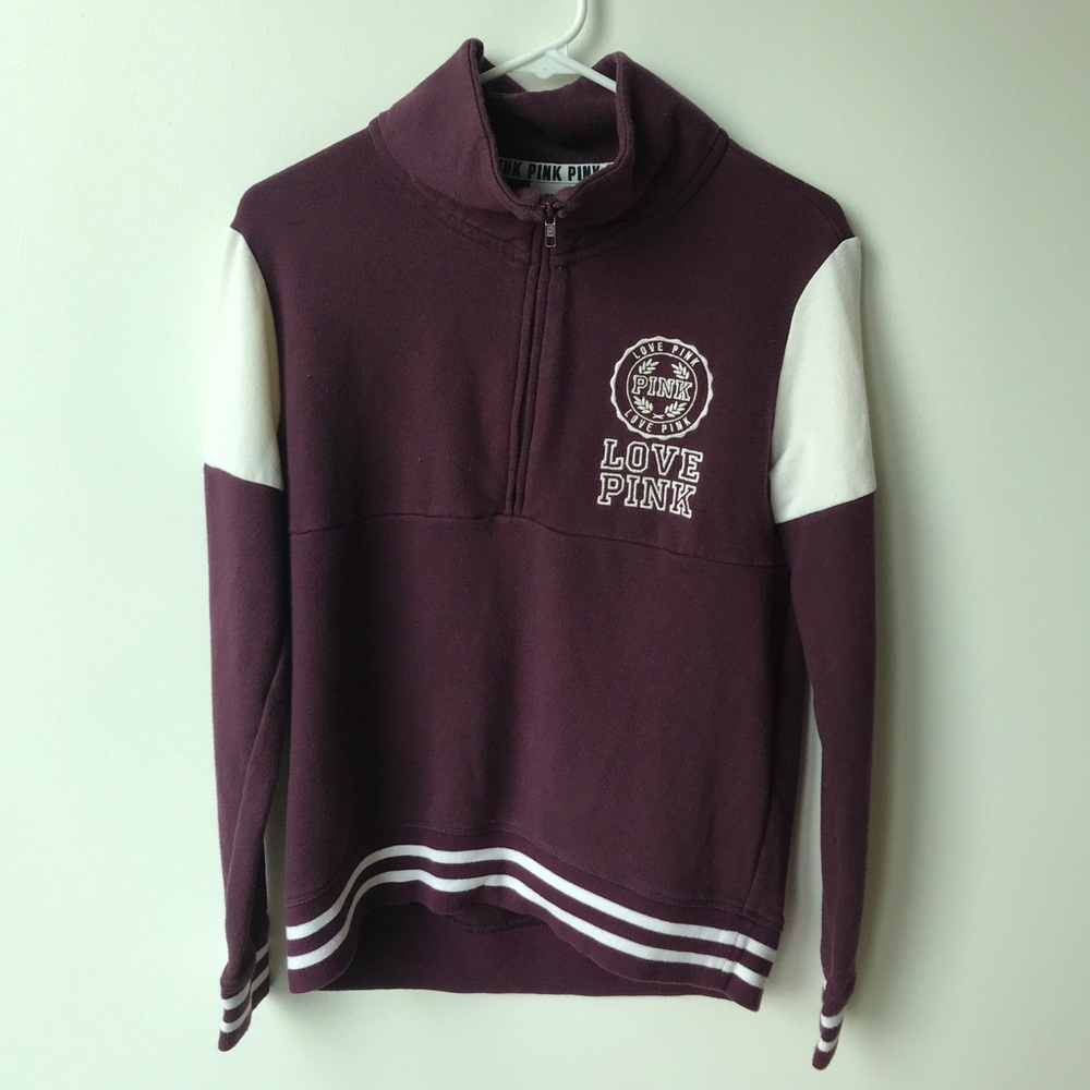 Victoria secret university quarter zip