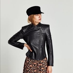 Zara Faux Leather Jacket
