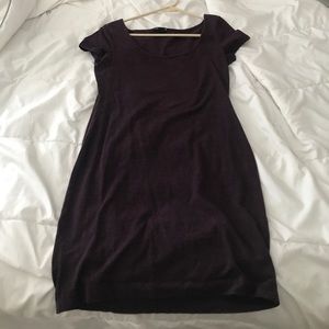Deep Purple Mini body con dress