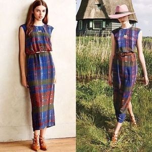 HD in Paris Plaid Midi Dress