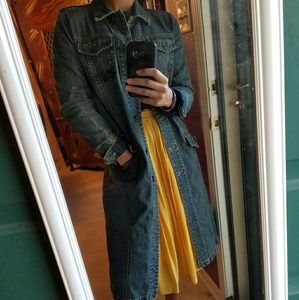 Gap Jean overcoat duster