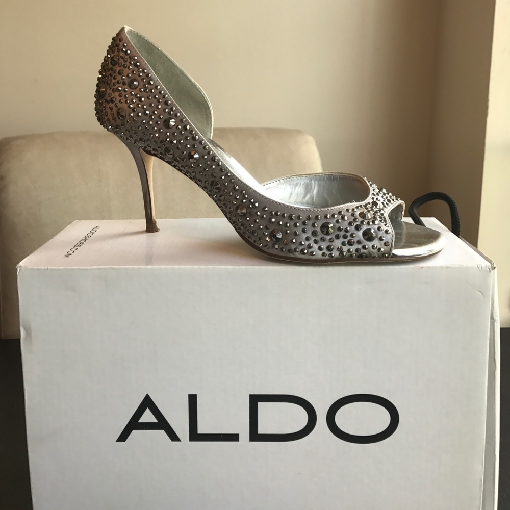 Silver Shoes for Wedding/Prom/Formal