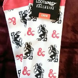 NWT LootWear Dungeons & Dragons Crew Socks