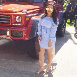 Express off the shoulder dress