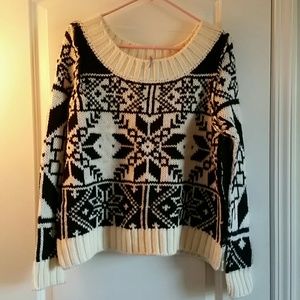 Free People fair isle sweater S NWT