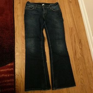 Silver "suki" boot cut jeans