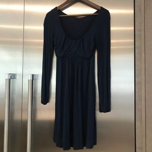 Navy jersey super comfy dress.