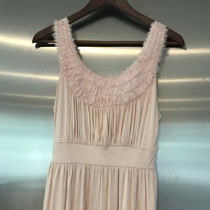 Ballerina pink super soft jersey dress.