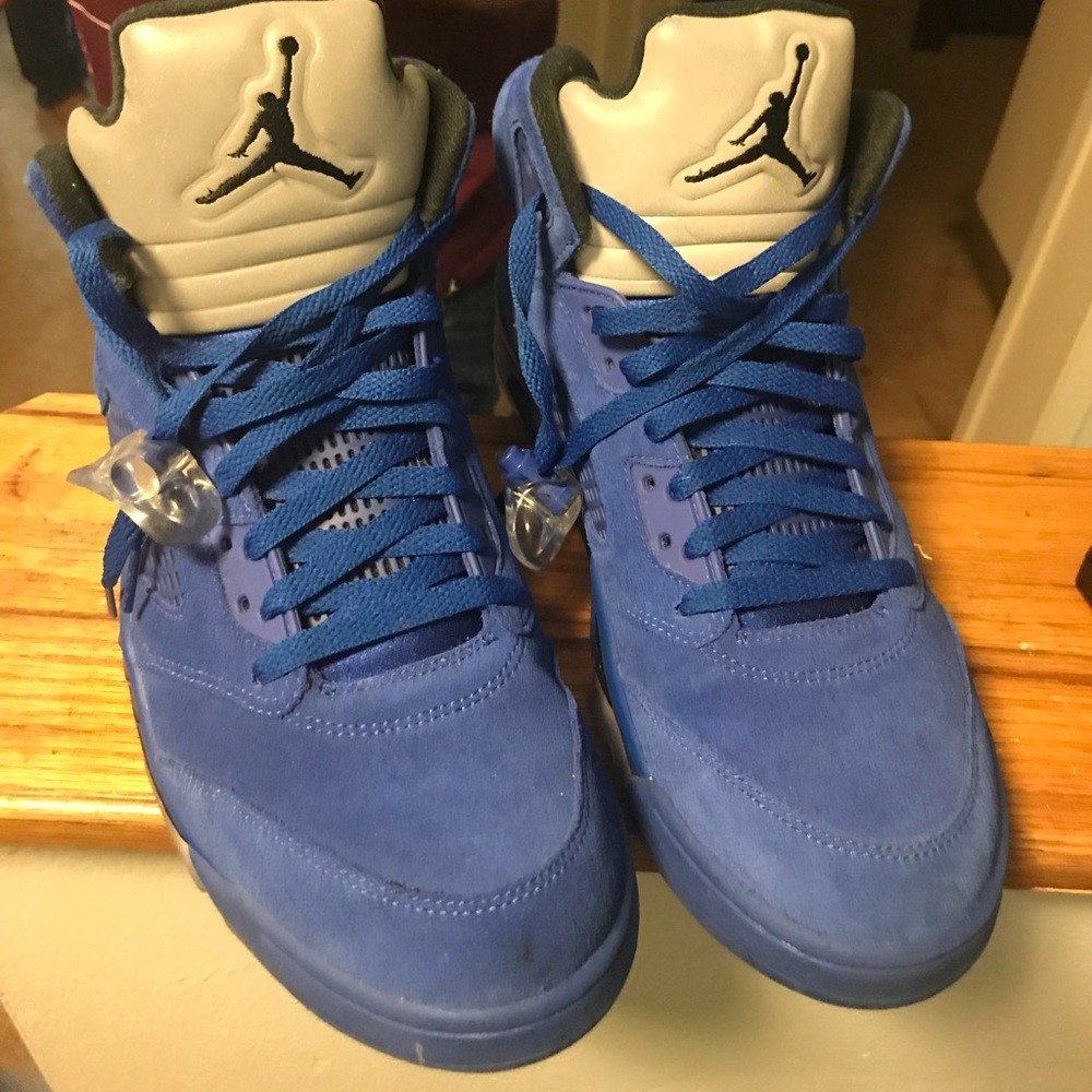 Retro blue Jordans