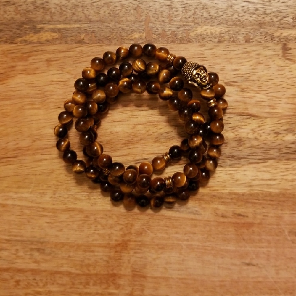 Tigers eye Mala bracelet