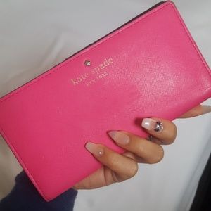 Kate Spade Grand Street Sweetheart pink wallet