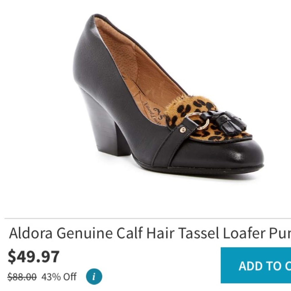 Cute leopard print pumps