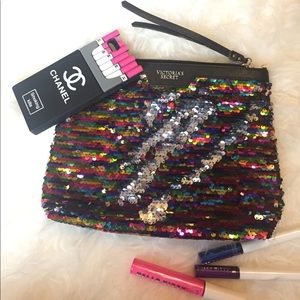 Victoria's Secret bag with reversible sequins