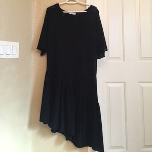ZARA Asymmetrical Hem Dress