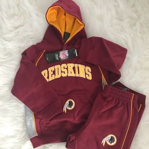 2 piece toddler fleece set (redskin)