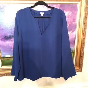 XL royal blue J.Crew top
