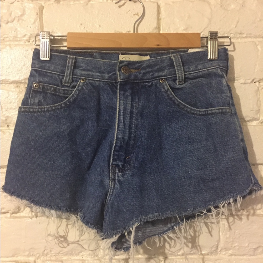 Denim shorts