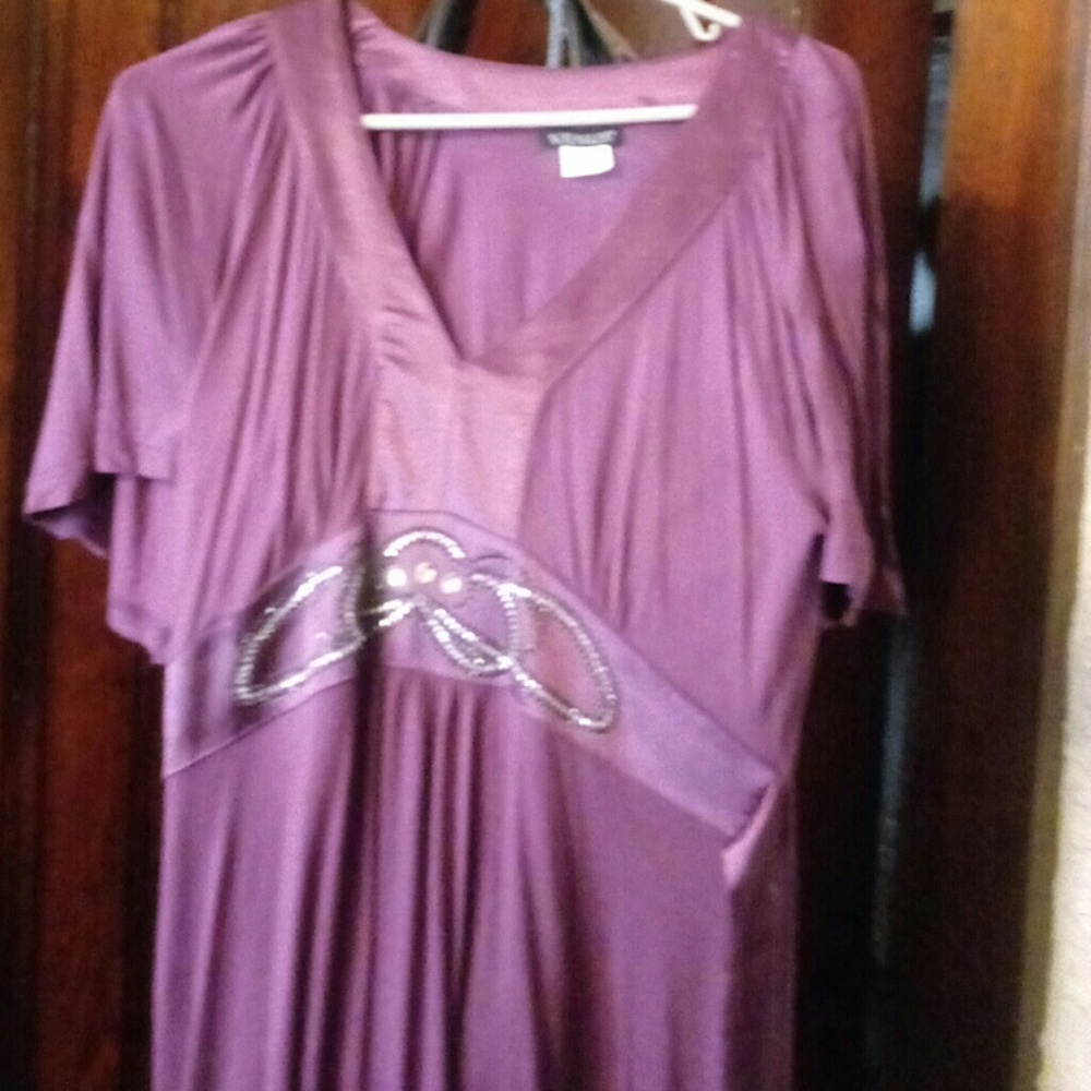 Purple dress