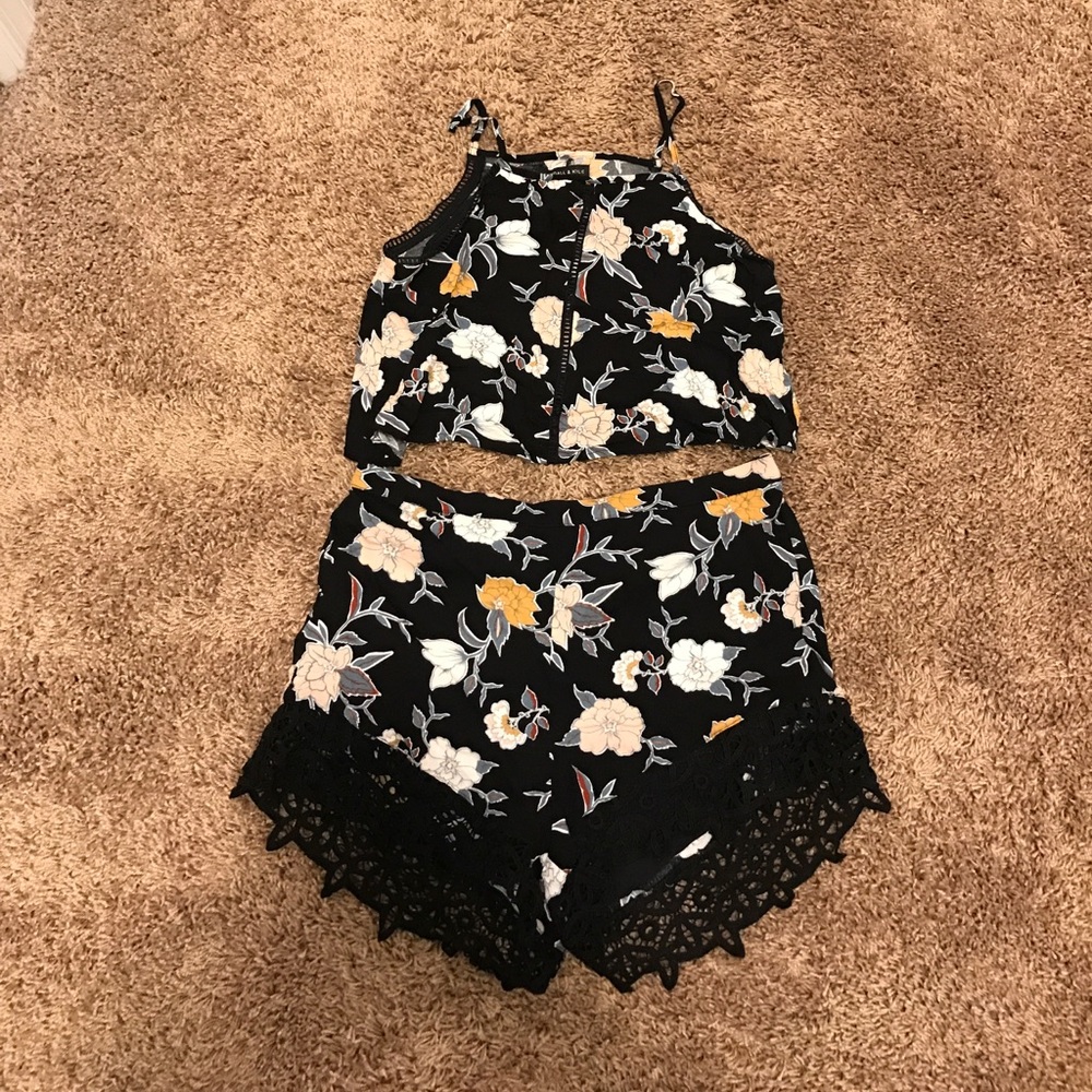 Kendall & Kylie tank and shorts