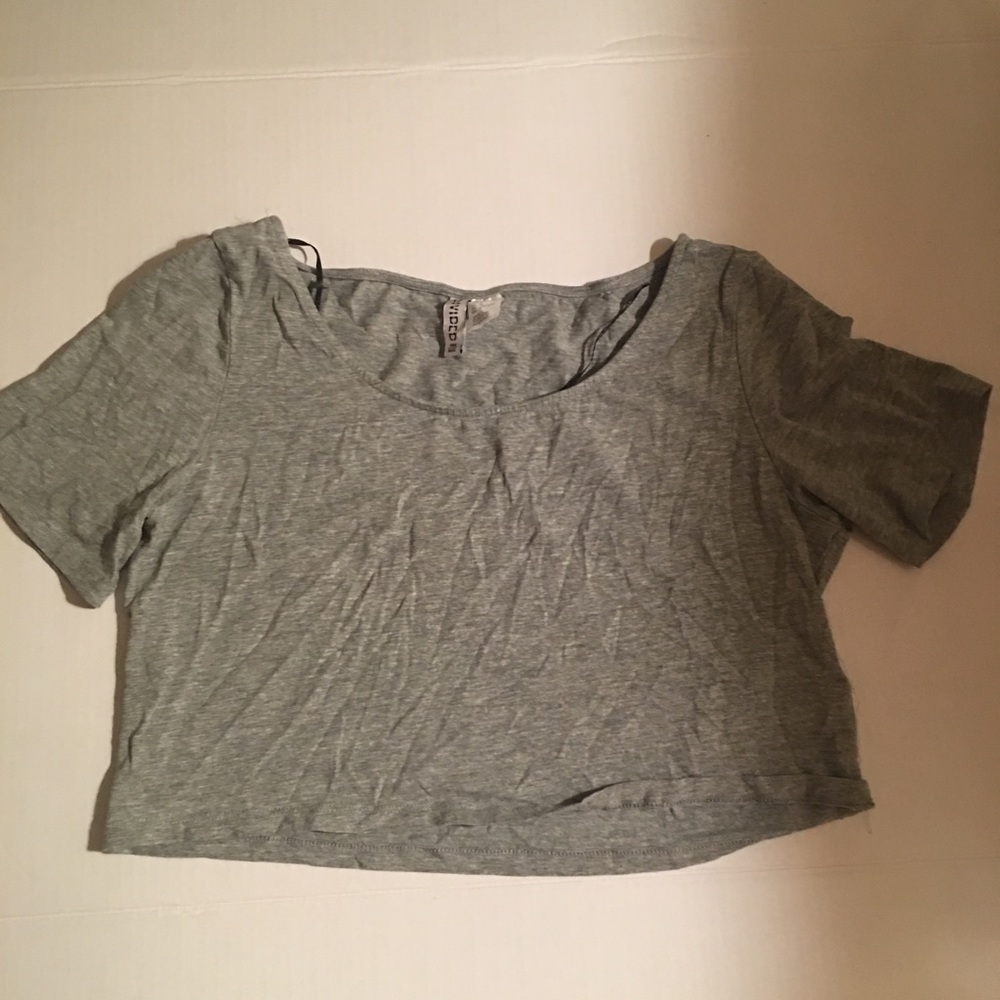 Plain crop top