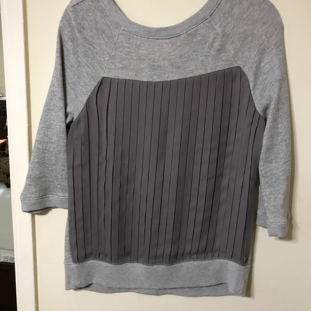 Anthropologie grey sweater