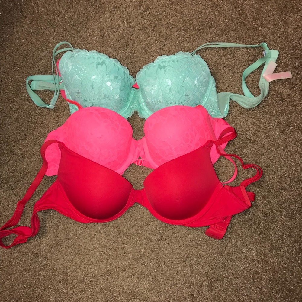 Victoria secret pink bras