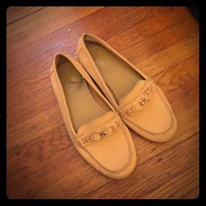Coach tan flats
