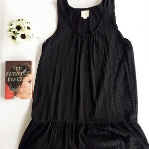 Anthropologie Maeve Black Melanie Shift Dress XL