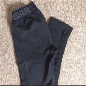 Black gym shark flex leggings excellent condition
